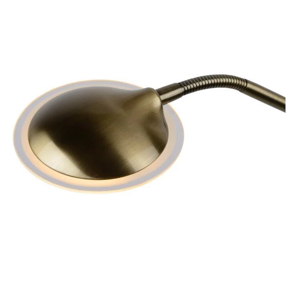 Lucide CHAMPION-LED - Stehlampe Mit Leselampe - LED Dim. - 3000K - Bronzefarbe - Detail 4